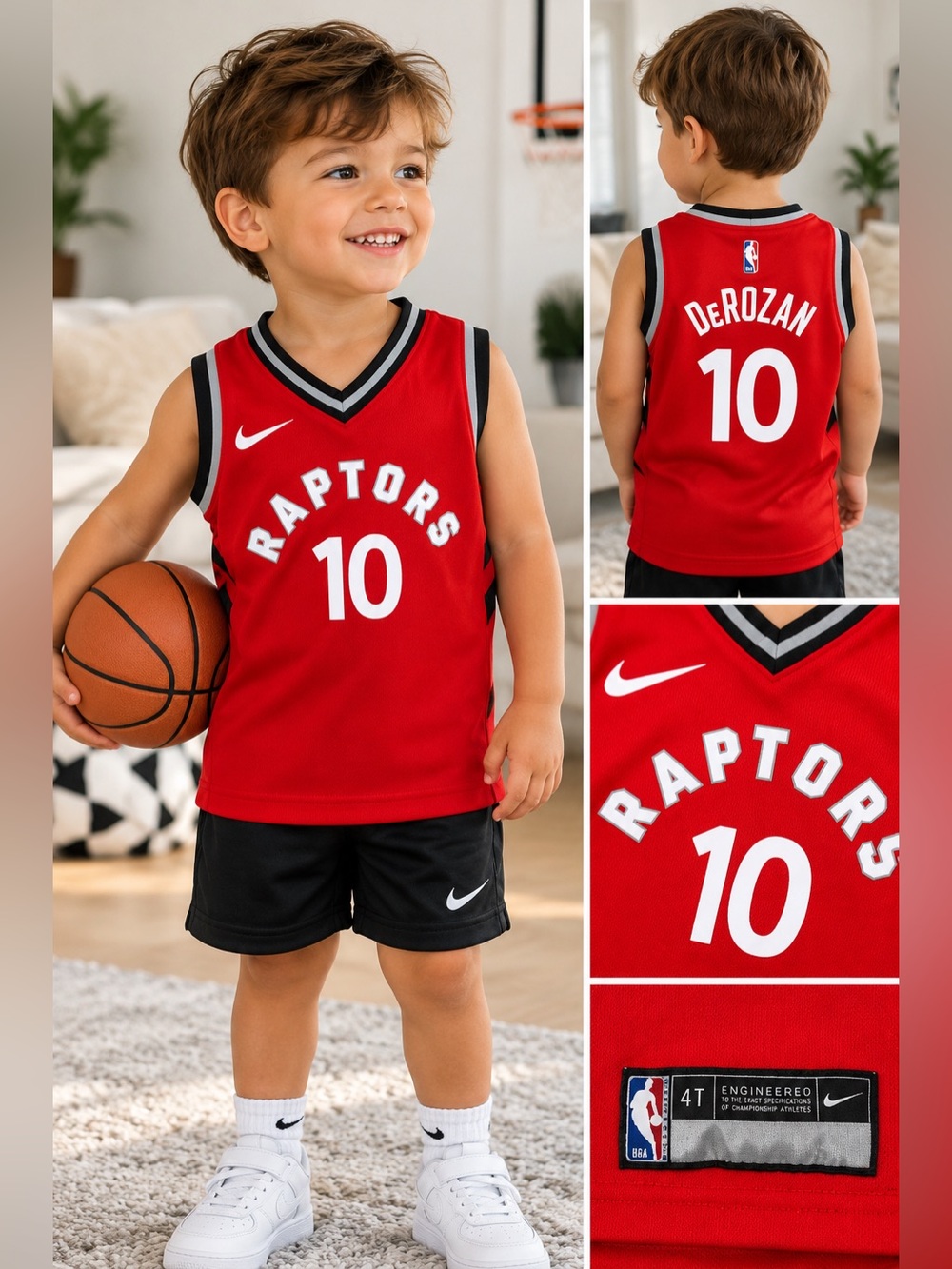 Nike DeMar DeRozan Toronto Raptors #10 Jersey | Toddler 4T | NBA